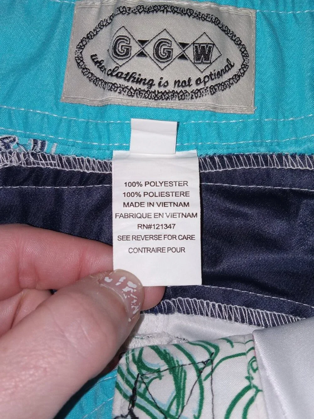 Girls Gone Wild Board Shorts M Floral Tribal Surf Swim Trunks RARE Y2K NWOT